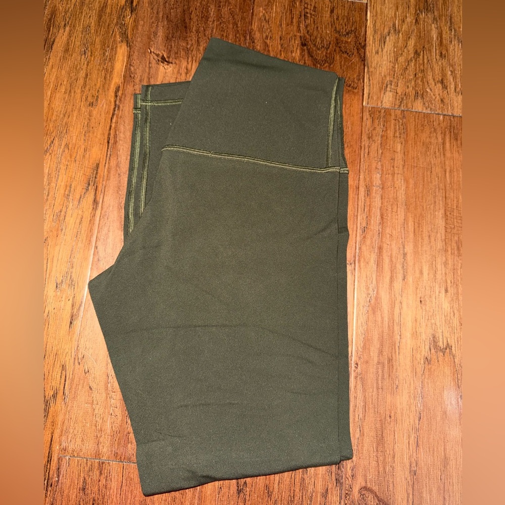 Lululemon Athletica Olive Green Leggings